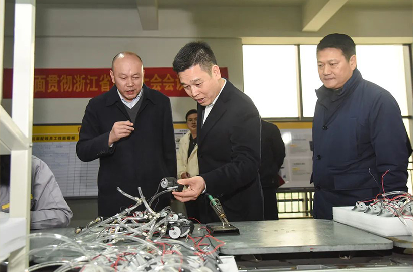 玉環市委副書記、市長杜年勝及相關部門領導蒞臨塔羅斯考察指導